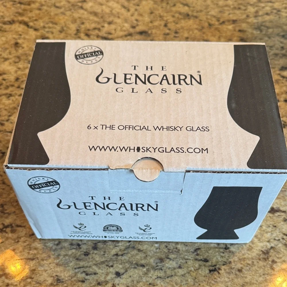 Glencairn Whisky Glass Set of 6, original box. One small chip. - Picture 4 of 4